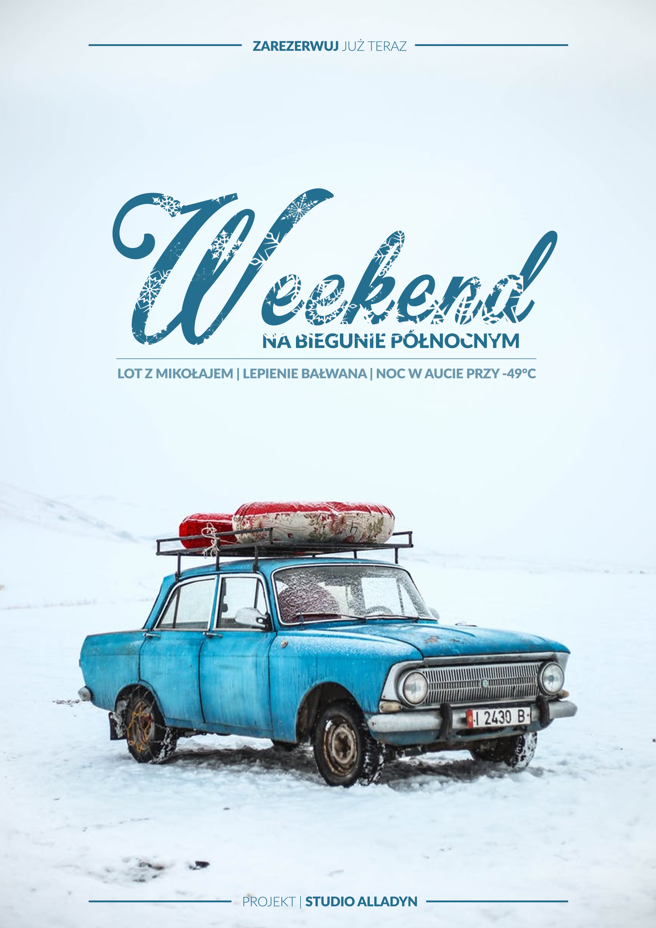 Projekt plakatu hotelowego