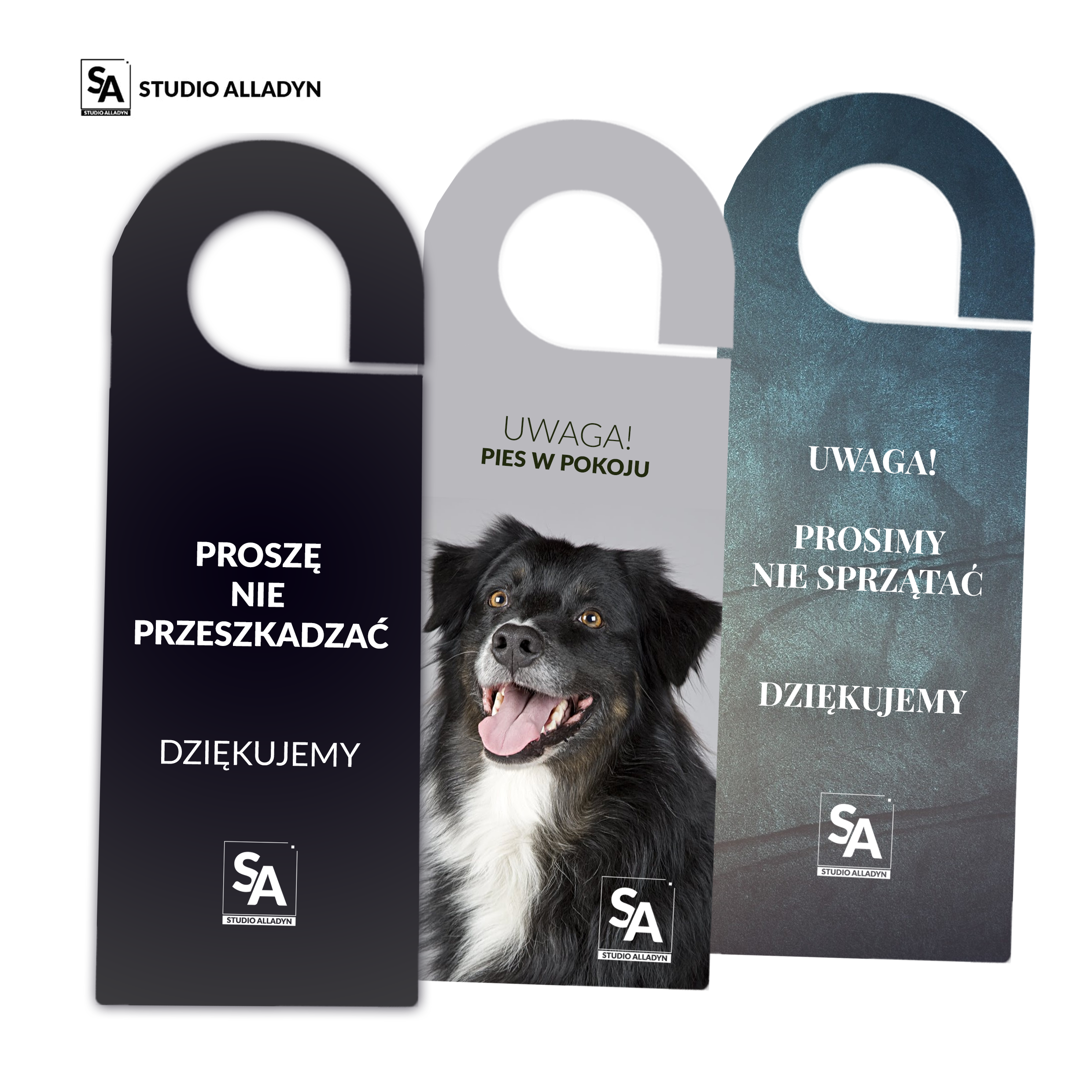 Zawieszka na drzwi hotelowa