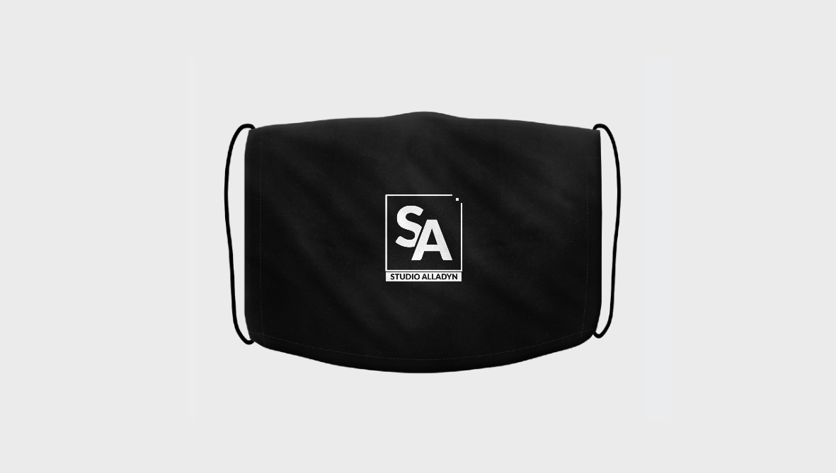 Maseczka z nadrukiem | Maseczka firmowa z nadrukiem