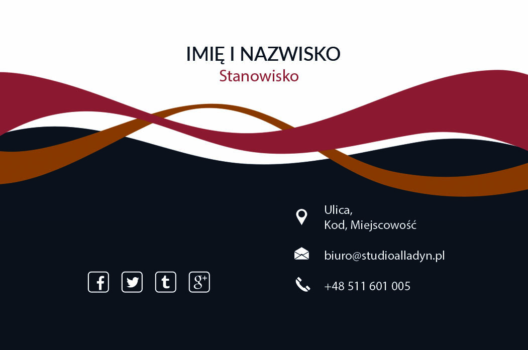 Proste szablony graficzne wizytówek | Szybka realizacja Proste szablony graficzne wizytówek | Szybka realizacja