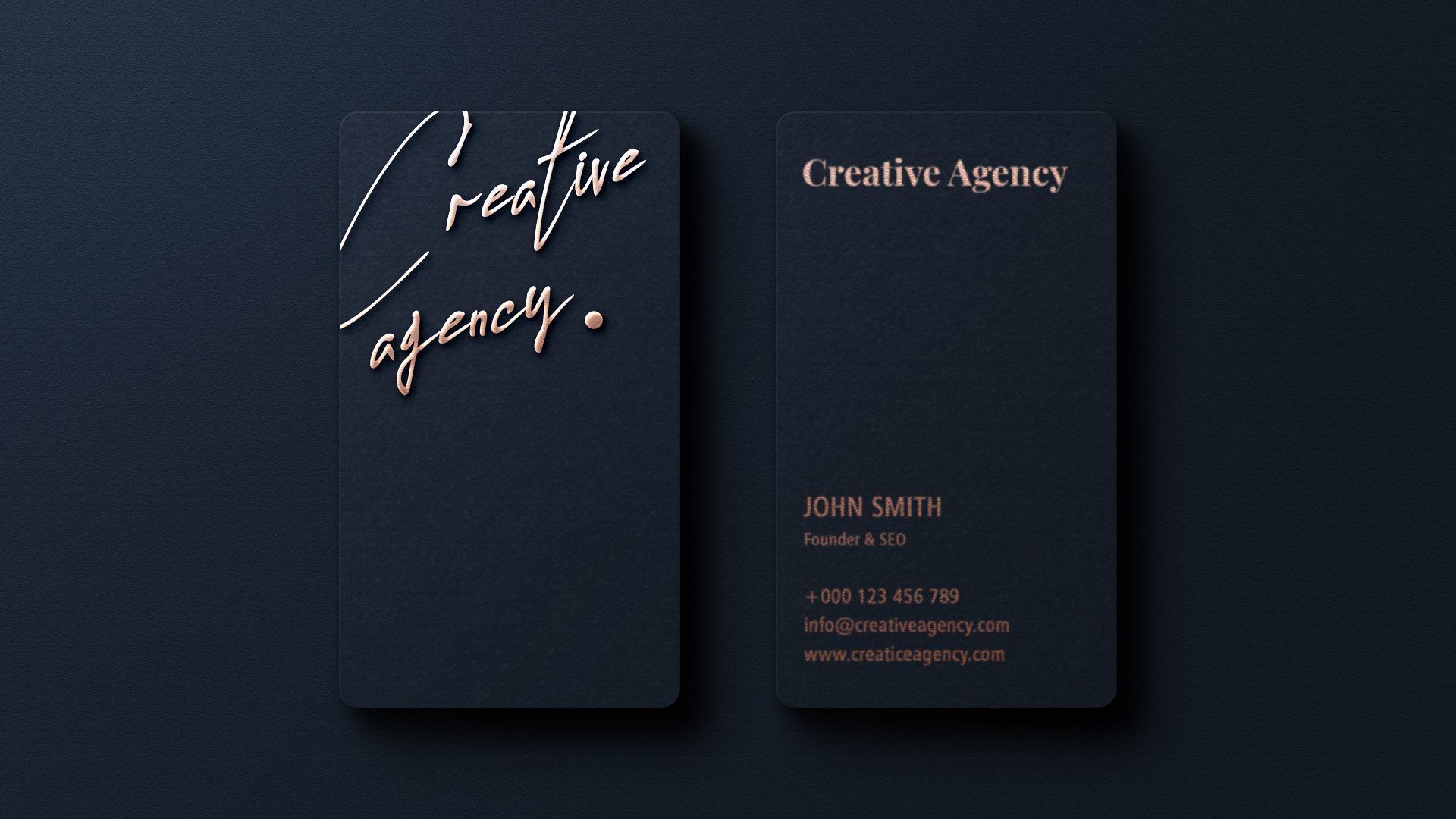 projekty graficzne wizytówki