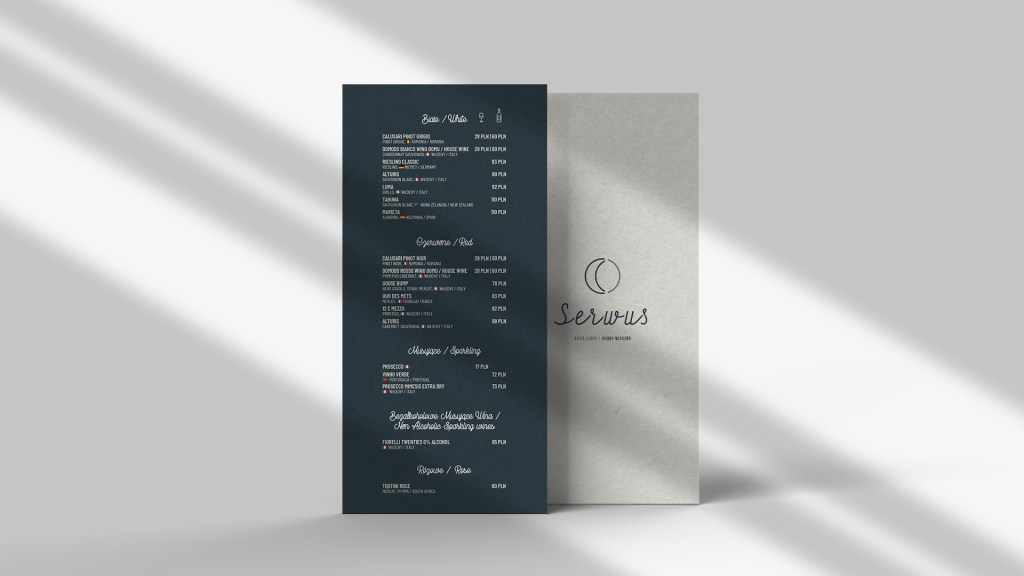 projekt menu