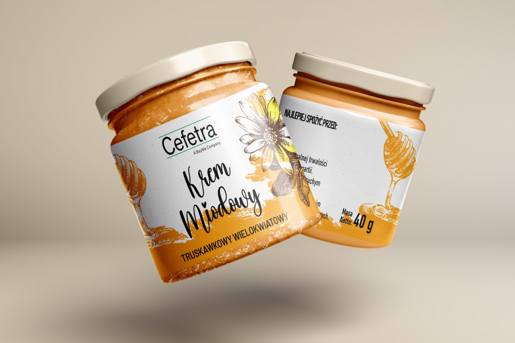 projekt etykieta miód