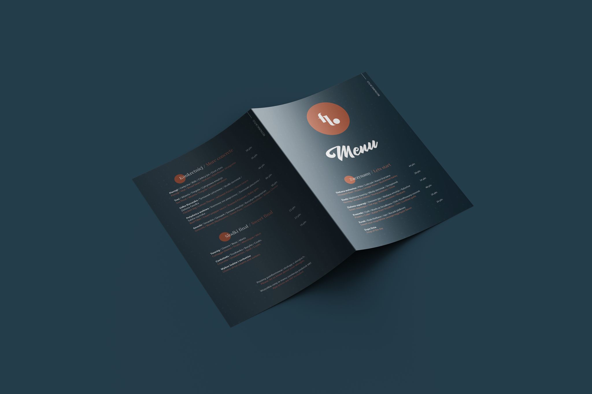 projekt menu
