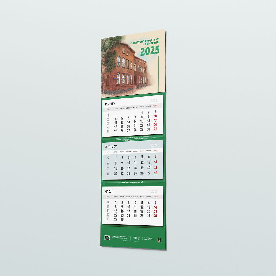 projektowanie kalendarzy firmowych